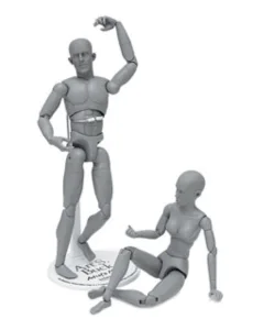 art buck dick blick body kun figma archetype alternative art reference model wacky proportions big heads
