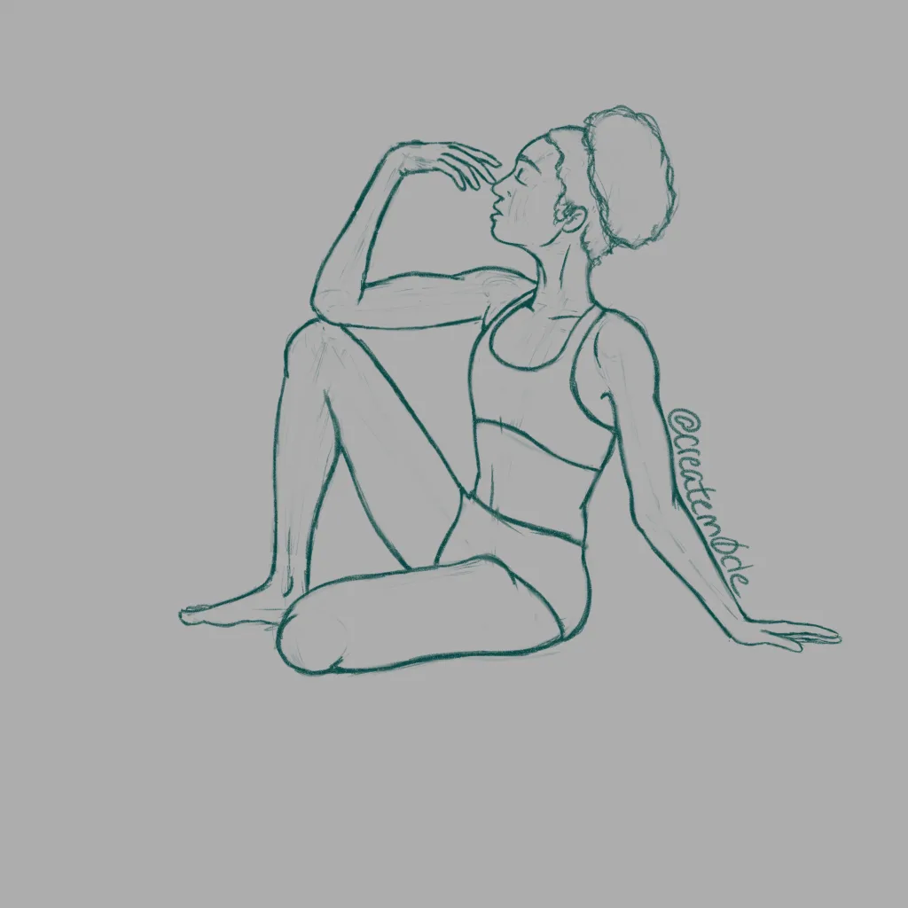 gender neutral figure sketch