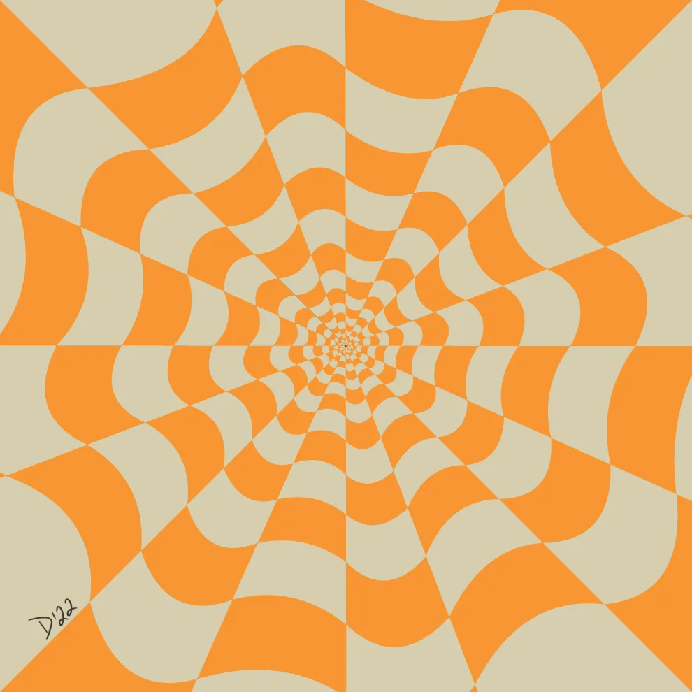gold op art