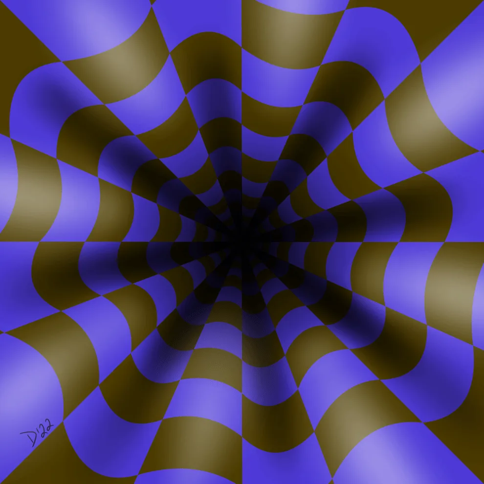 purple op art