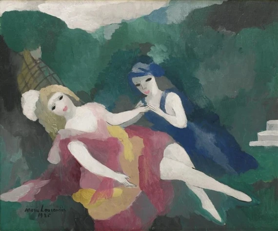 Marie Laurencin, Les Deux Amies, 1925