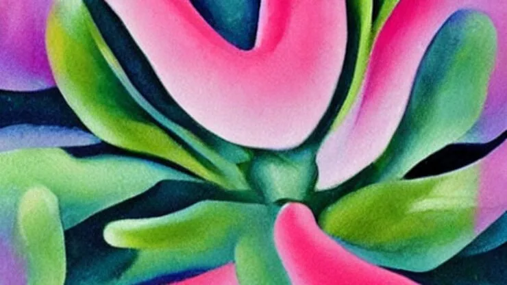 AI Wrote About Georgia O'Keeffe Flowers