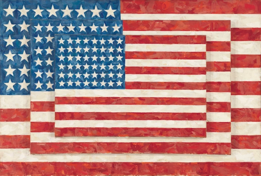 Three Flags. Jasper Johns. 1958.