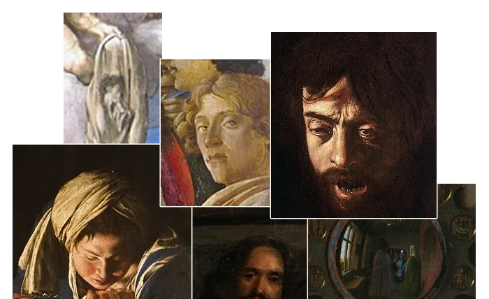 hidden self-portraits collage